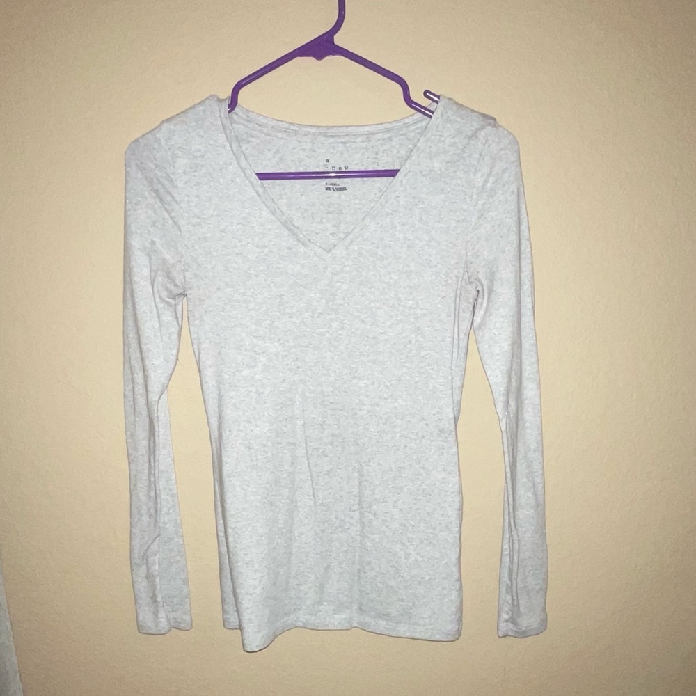 Shirt - Long Sleeve, Glitter Detail